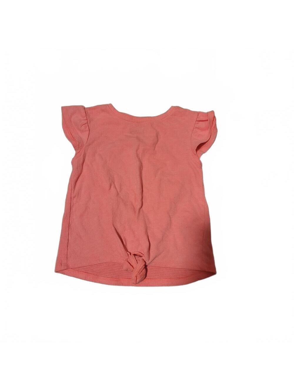 Girls Jumping Beans Hot Pink Short Sleeve Top Size 3T